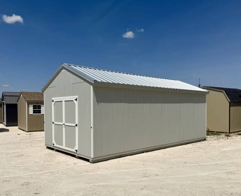 205073026 12x24 Workshop shed for sale Liberty Hill Texas Durable Outdoor Storage (2) 12x24 Workshop