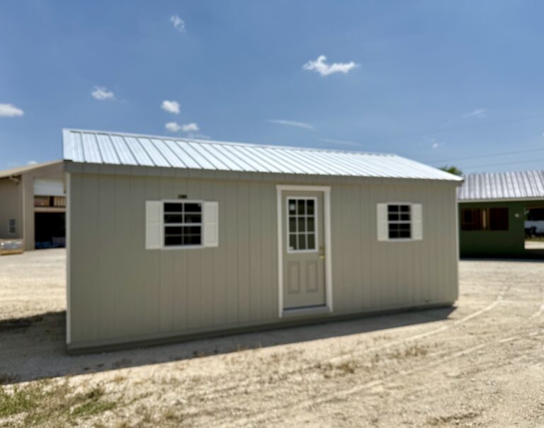 205073026 12x24 Workshop shed for sale Liberty Hill Texas Durable Outdoor Storage (3) 12x24 Workshop
