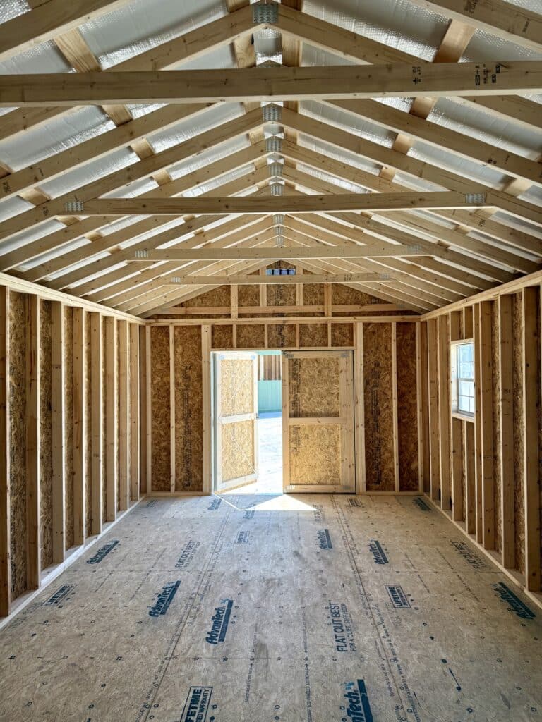 205073026 12x24 Workshop shed for sale Liberty Hill Texas Durable Outdoor Storage (7) 12x24 Workshop