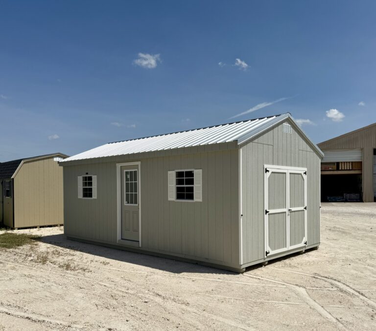 205073026 12x24 Workshop shed for sale Liberty Hill Texas Durable Outdoor Storage 12x24 Workshop