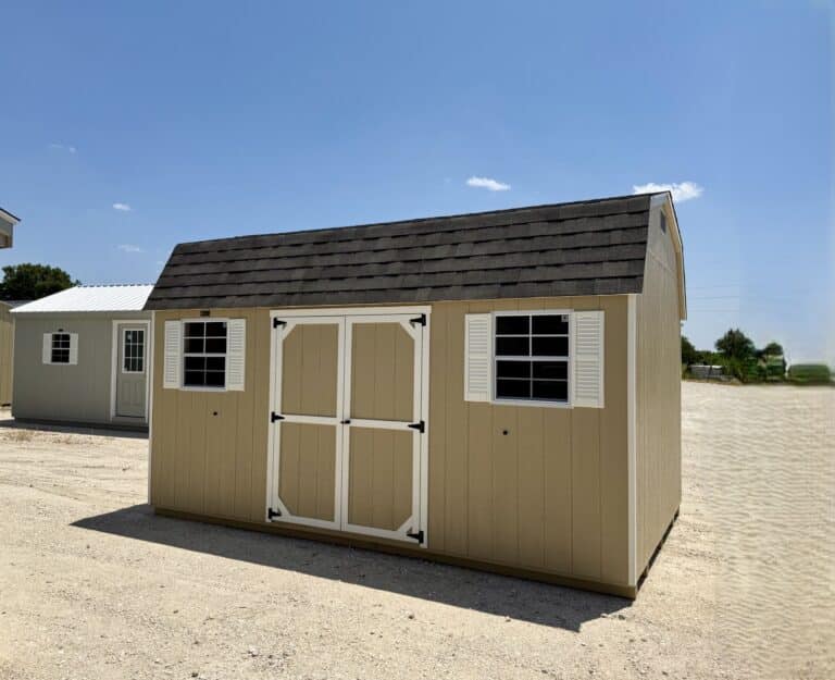 210080326 10x16 Dutchbarn shed for sale Chilton Texas Durable Outdoor Storage (2) 10x16 Dutchbarn