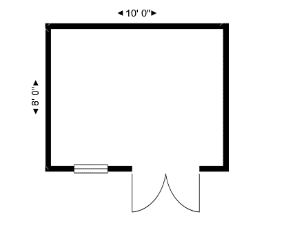8x10 Classic Shed