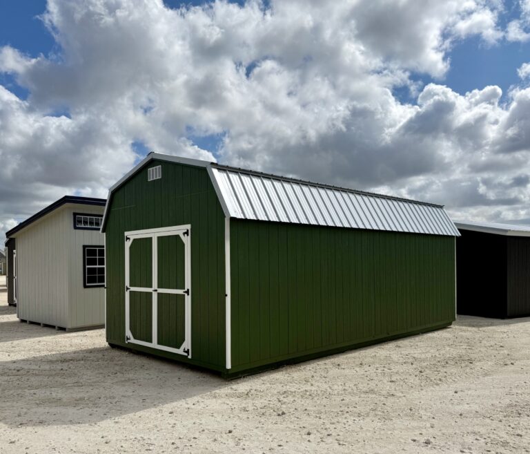 217080726 12x24 Dutchbarn shed for sale Lott Texas Dutable Outdoor Storage (3) 12x24 Dutchbarn