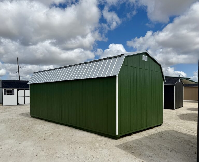 217080726 12x24 Dutchbarn shed for sale Lott Texas Dutable Outdoor Storage (4) 12x24 Dutchbarn