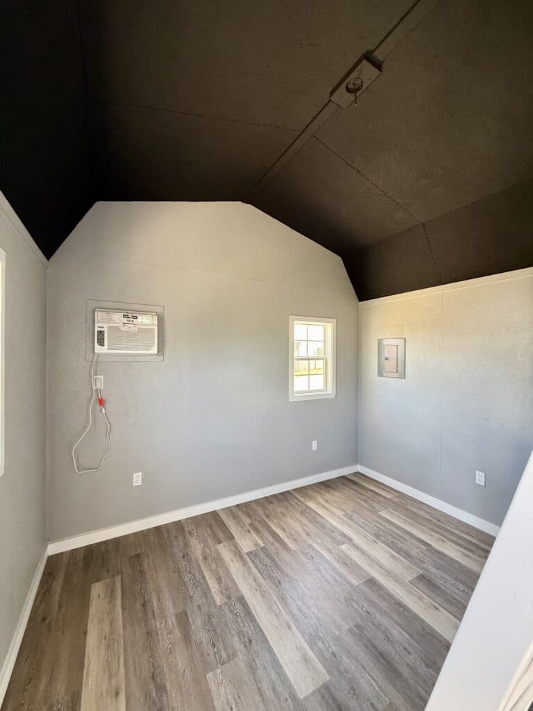 219081126 12x16 Dutchbarn Tiny House for sale Lott Texas Durable Outdoor Cabin Finished Interior Shed (15) 12x16 Dutchbarn, Finished Interior