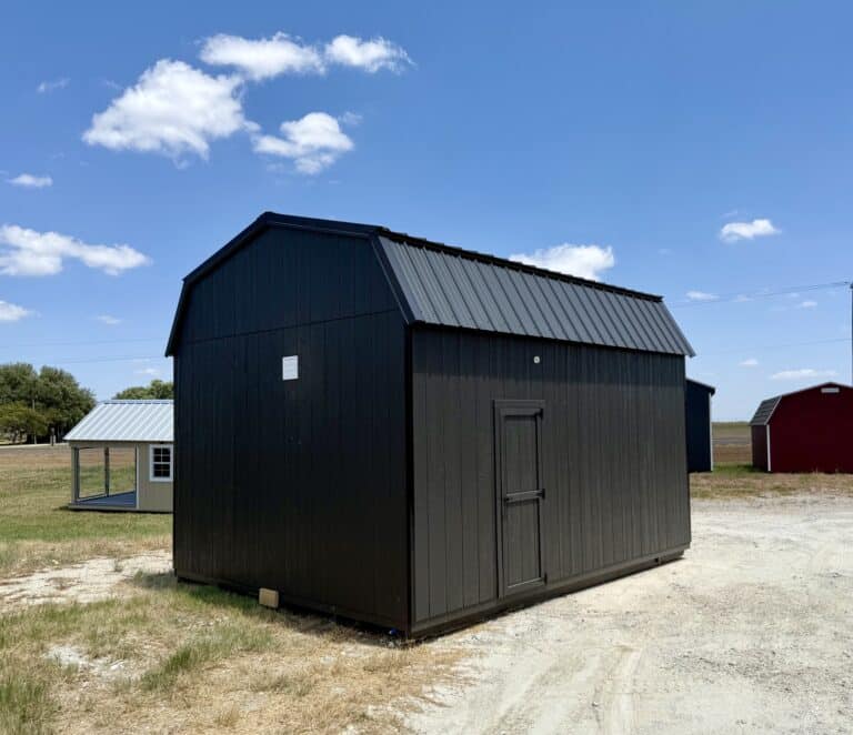 219081126 12x16 Dutchbarn Tiny House for sale Lott Texas Durable Outdoor Cabin Finished Interior Shed (6) 12x16 Dutchbarn, Finished Interior