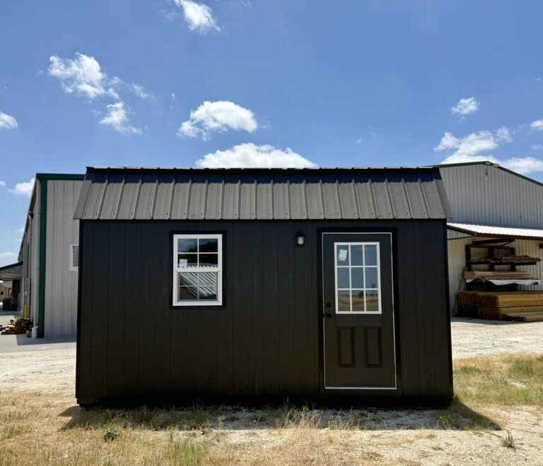 219081126 12x16 Dutchbarn Tiny House for sale Lott Texas Durable Outdoor Cabin Finished Interior Shed (9) 12x16 Dutchbarn, Finished Interior