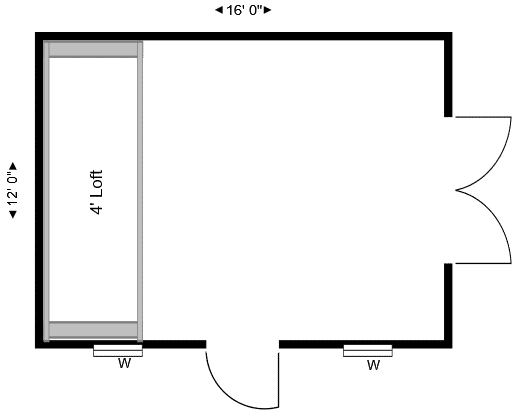 12x16 Dutchbarn