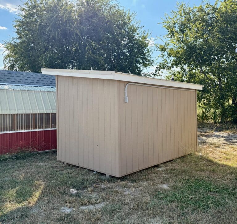 8x12 Studio Shed, Rental Return