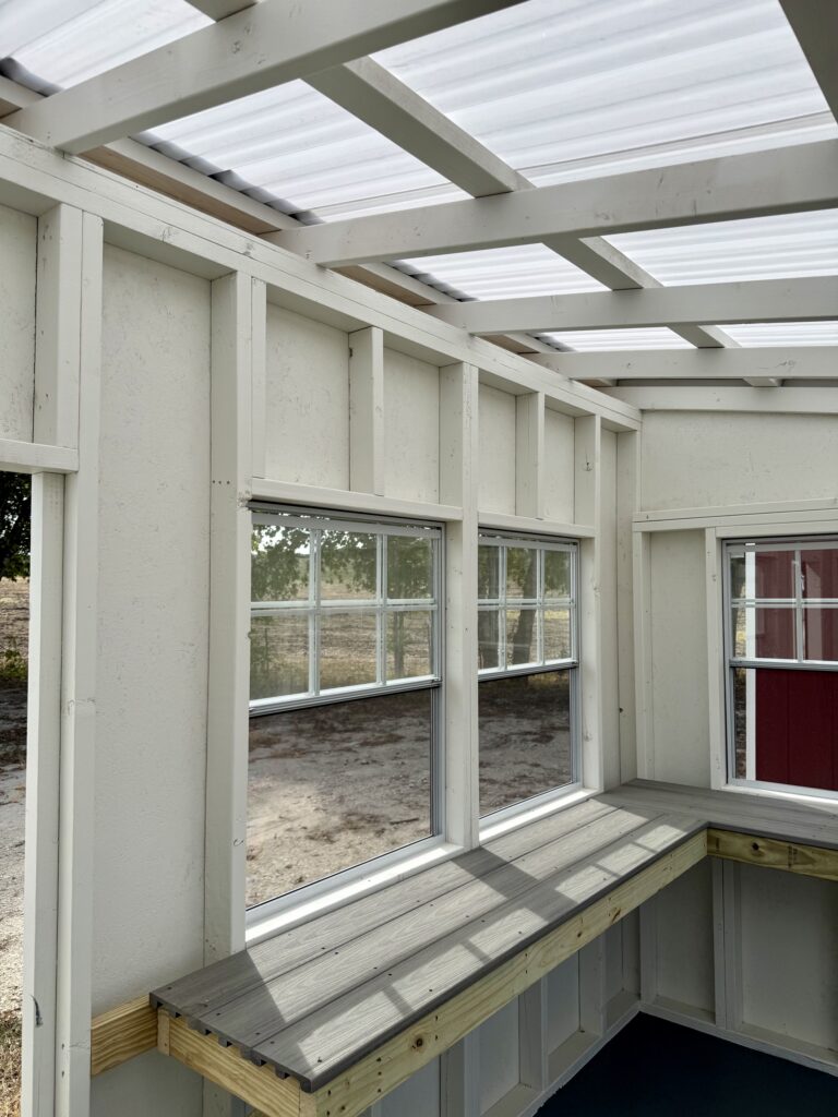 260092826 8x12 EcoStudio Greenhouse shed for sale Lott Texas Durable Outdoor Structure (4) 8x12 Eco-Studio Greenhouse