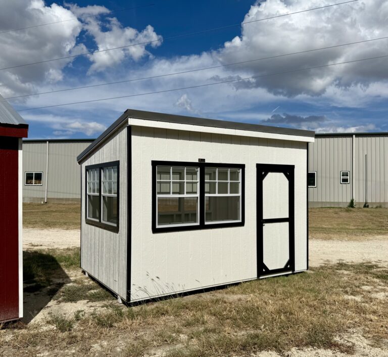 260092826 8x12 EcoStudio Greenhouse shed for sale Lott Texas Durable Outdoor Structure 8x12 Eco-Studio Greenhouse