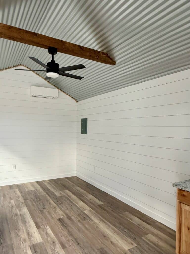 268102025 12x24 Outpost cabin shed for sale, finished interior (12) 12x24 Outpost, Finished Interior