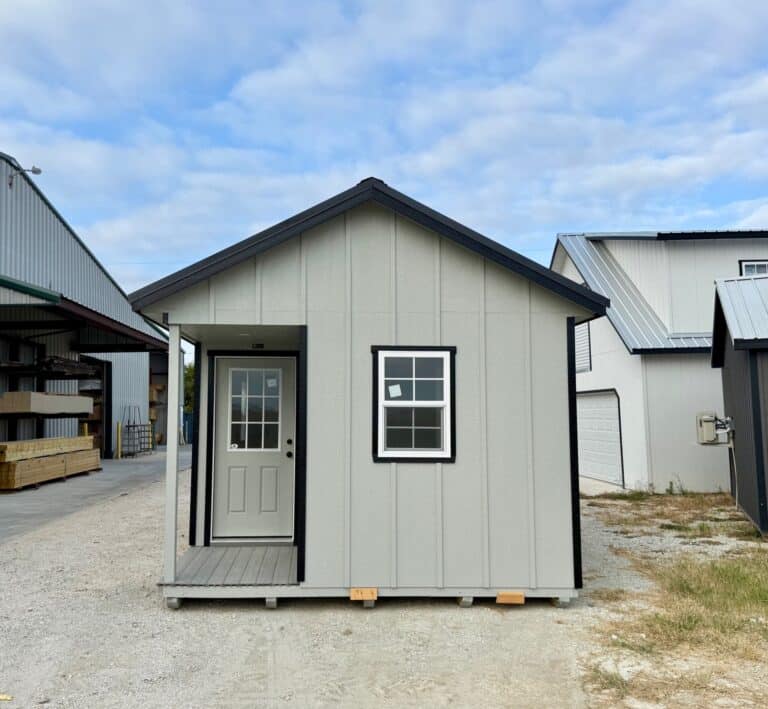 268102025 12x24 Outpost cabin shed for sale, finished interior (2) 12x24 Outpost, Finished Interior
