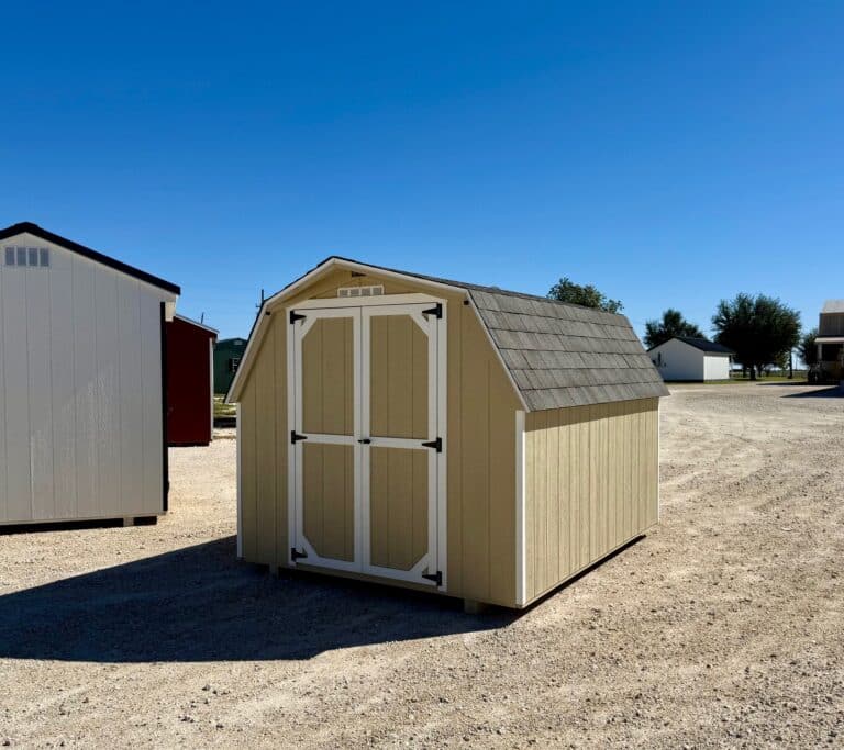 274102425 8x10 Minibarn shed for sale durable, outdoor storage (2) 8x10 Minibarn
