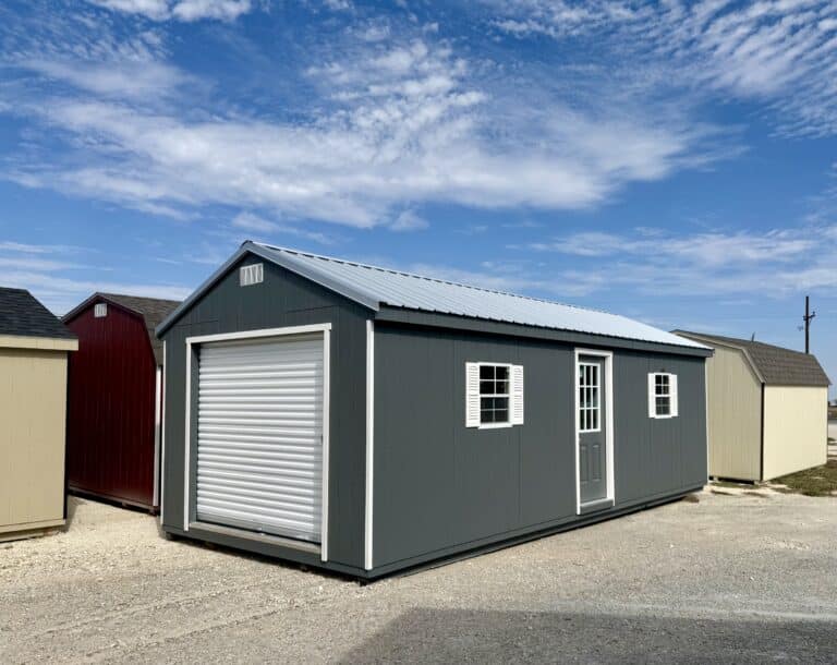 276101426 12x28 Workshop Shed for sale Round Rock Texas Durable Outdoor Storage (2) 12x28 Workshop