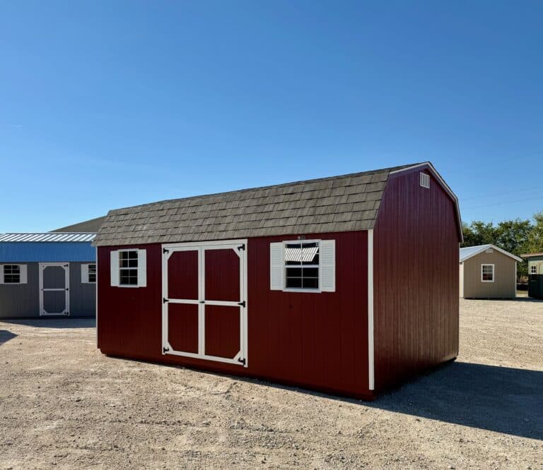 283110325 12x20 Dutchbarn shed for sale durable outdoor storage 12x20 Dutchbarn