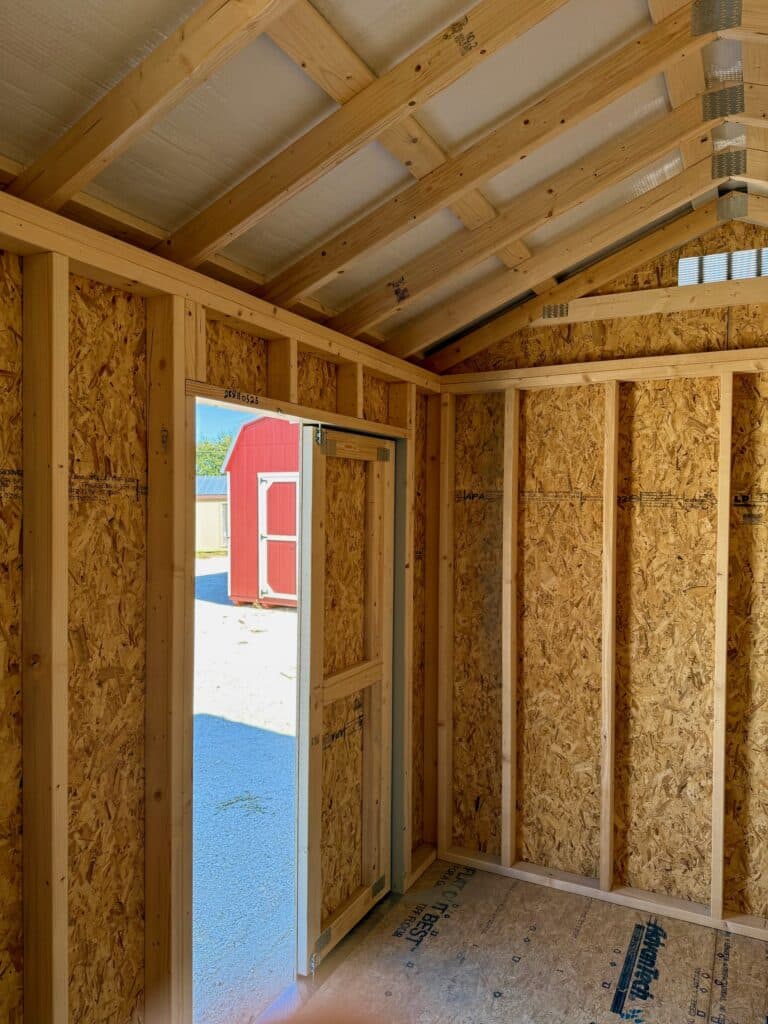 288110525 8x12 Workshop shed for sale durable outdoor storage (4) 8x12 Workshop