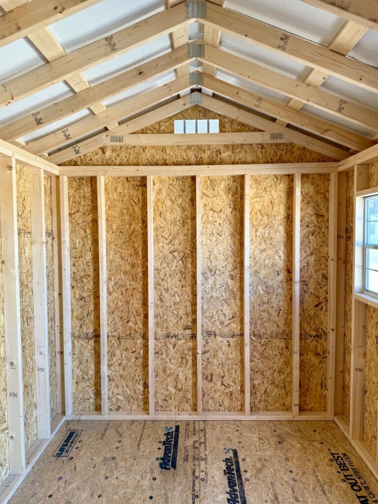 288110525 8x12 Workshop shed for sale durable outdoor storage (7) 8x12 Workshop