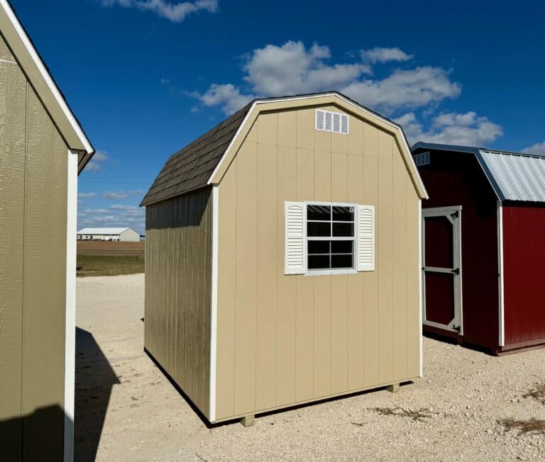 293111325 8x10 Dutchbarn shed for sale durable outdoor storage (2) 8x10 Dutchbarn