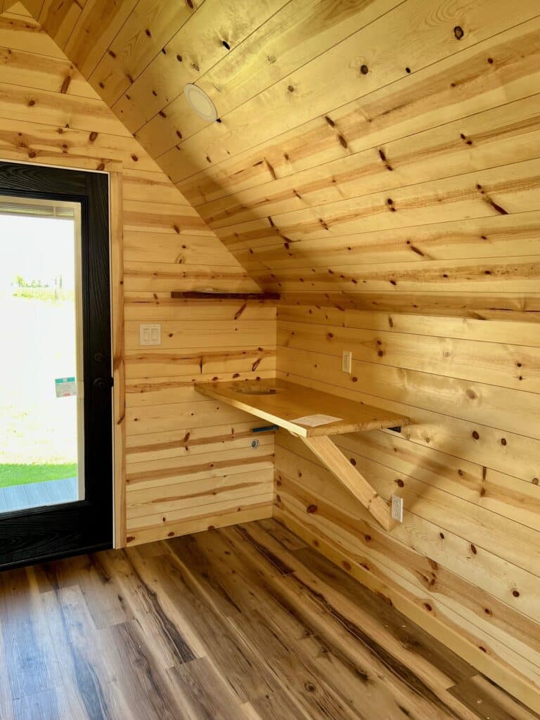10x20 Bunkhouse Cabin, Finished Interior