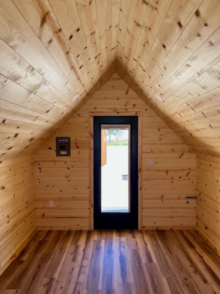 10x20 Bunkhouse Cabin, Finished Interior