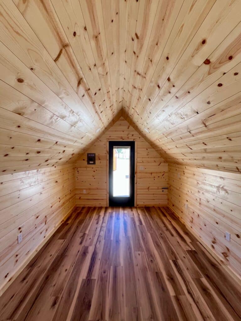 10x20 Bunkhouse Cabin, Finished Interior