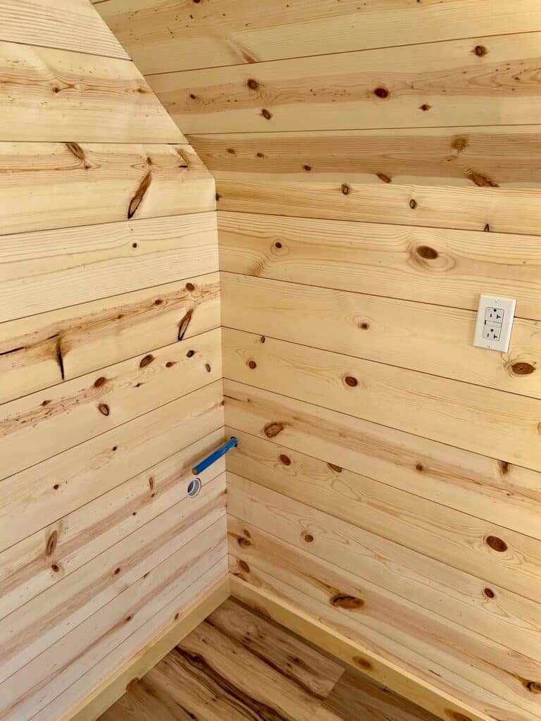10x20 Bunkhouse Cabin, Finished Interior