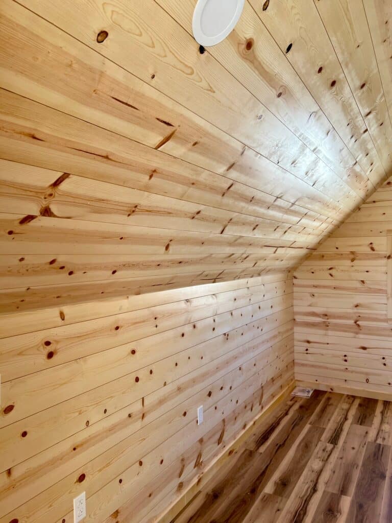 10x20 Bunkhouse Cabin, Finished Interior