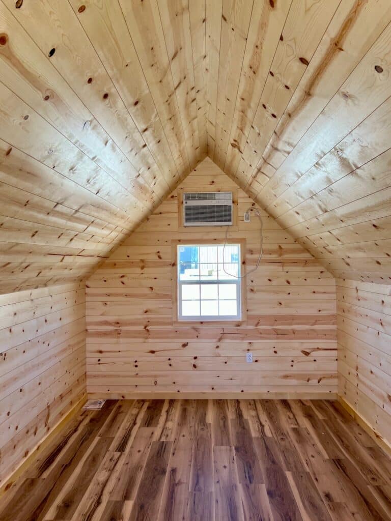 10x20 Bunkhouse Cabin, Finished Interior
