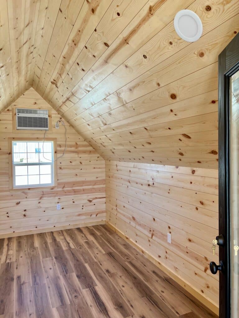 10x20 Bunkhouse Cabin, Finished Interior