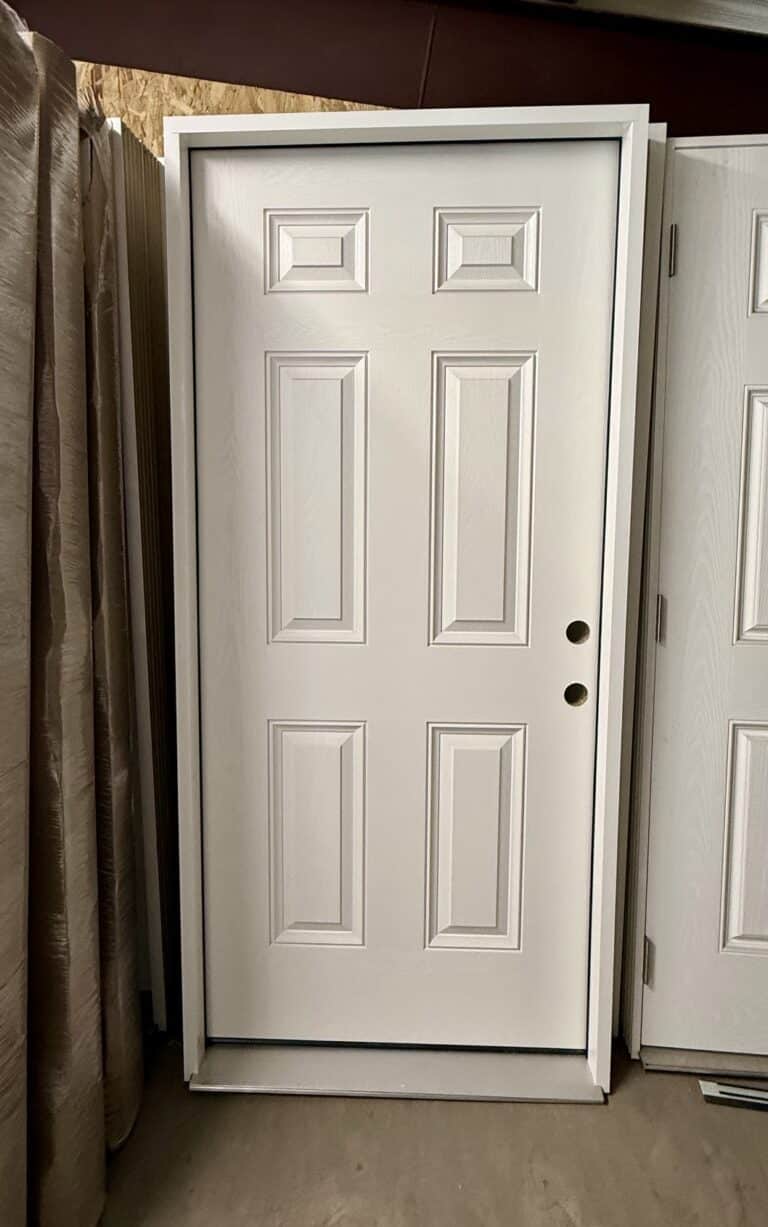 36" 6-panel Inswing Entry Door - Prehung