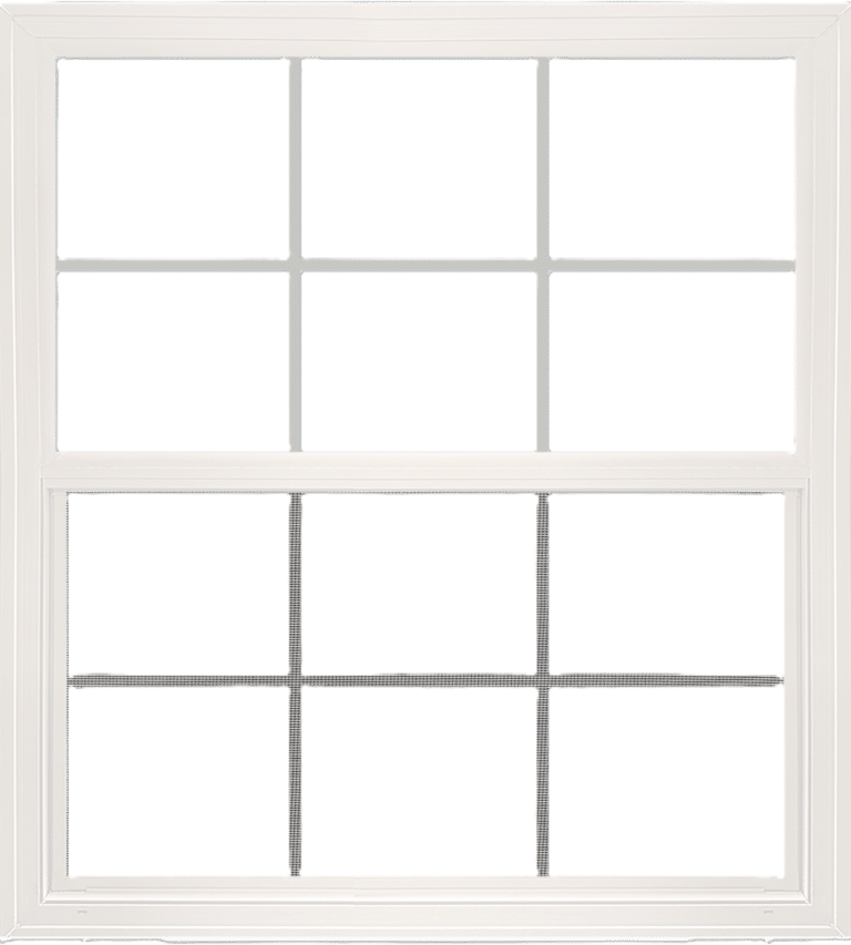 36" x 40" Double-Pane Vinyl Single-Hung Window