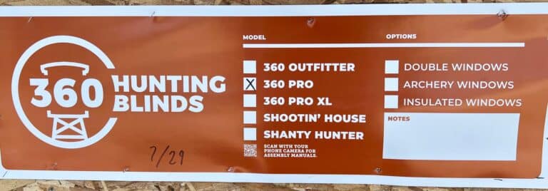 6x6 360 Pro Series Hunting Blind - Kit Only (Tower sold Separately)