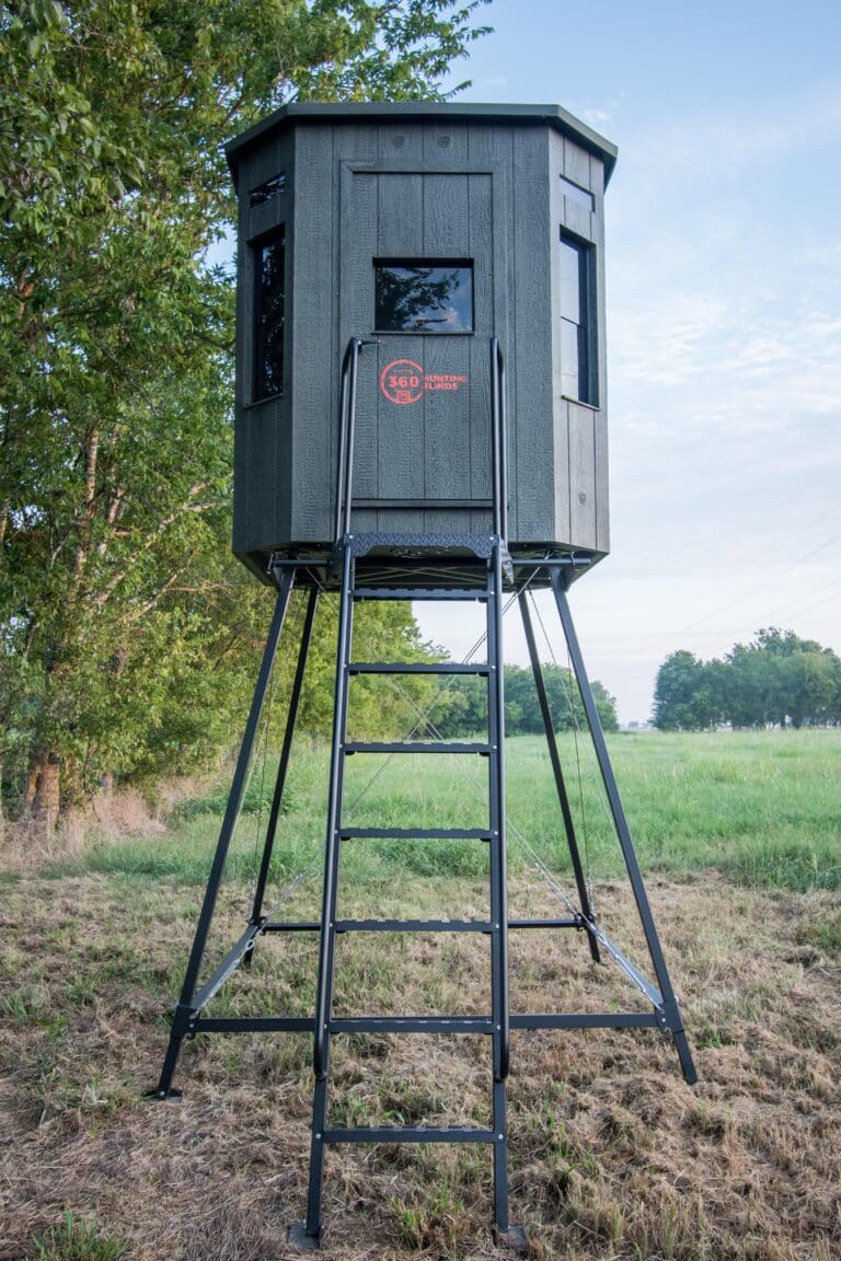 6x6 Hunting Blind for sale Shootin' House on 8' Tower