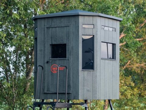 6x6 well built Hunting blind for sale 6x6 360 Shootin' House Assembled