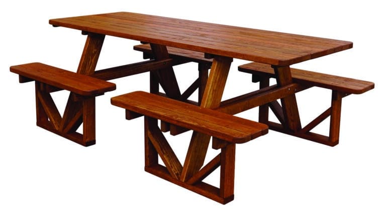 7' Walk in Picnic Table