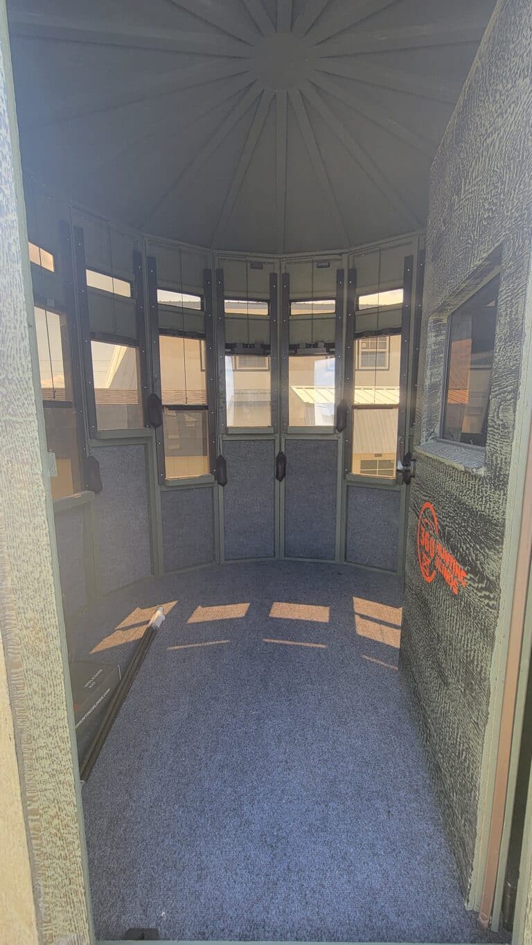 7x7 XL 360 Hunting Blind on Trailer