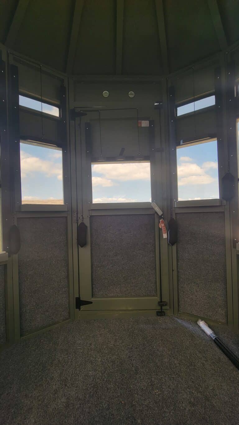 7x7 XL 360 Hunting Blind on Trailer