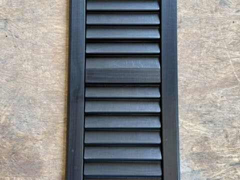 9x27 Unpainted Vinyl Shutter 9" x 27" Unpainted Vinyl Shutter