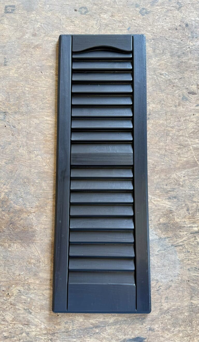 9" x 27" Unpainted Vinyl Shutter