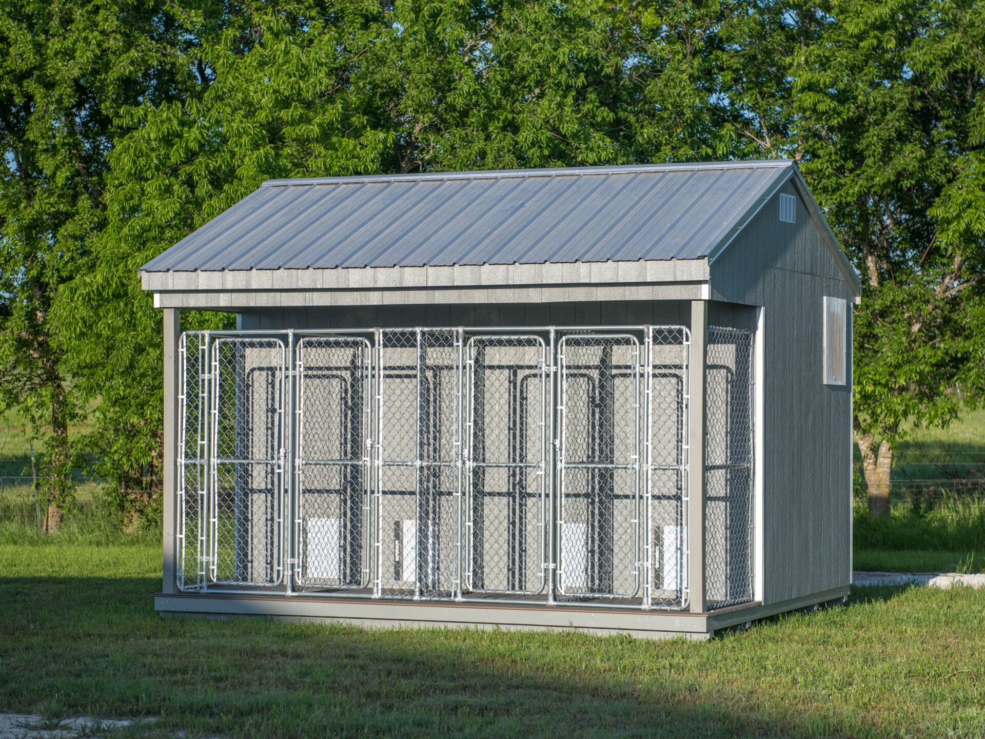 Image showcasing Large Dog Kennels In TX | Basic Commercial Dog Kennels